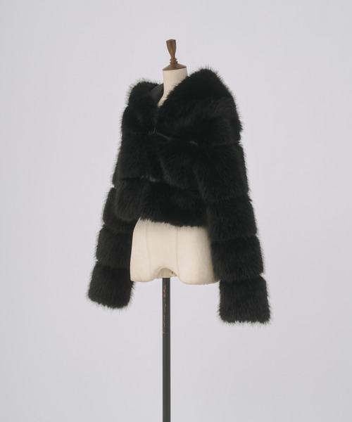 GAB GAB（ガブガブ）の「ショートファーアウター（その他アウター・レディース・ブラック/アイボリー・FREE）」の19枚目の写真