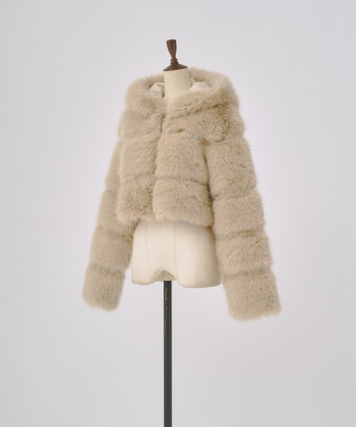 GAB GAB（ガブガブ）の「ショートファーアウター（その他アウター・レディース・ブラック/アイボリー・FREE）」の21枚目の写真