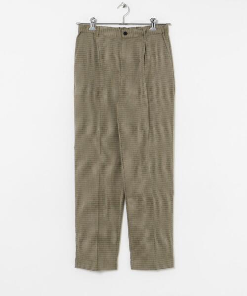 ITEMS URBANRESEARCH（アイテムズ アーバンリサーチ）の「ガンクラブチェック テーパードパンツ（その他パンツ・メンズ・ブラック/ベージュ/ブラウン・MEDIUM/LARGE）」の9枚目の写真