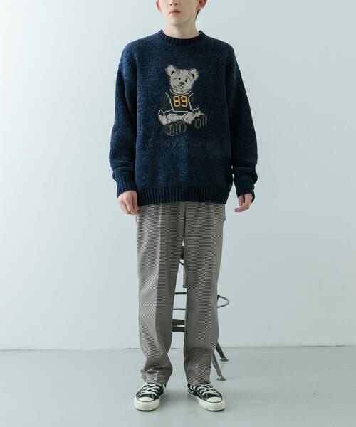 ITEMS URBANRESEARCH（アイテムズ アーバンリサーチ）の「ガンクラブチェック テーパードパンツ（その他パンツ・メンズ・ブラック/ベージュ/ブラウン・MEDIUM/LARGE）」の17枚目の写真