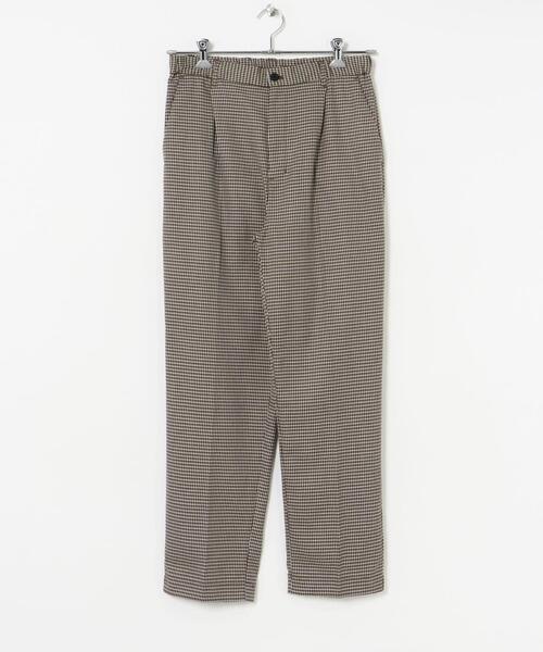 ITEMS URBANRESEARCH(アイテムズ アーバンリサーチ)の「ガンクラブチェック テーパードパンツ(その他パンツ・メンズ・ブラック/ベージュ/ブラウン・MEDIUM/LARGE)」の6枚目の写真