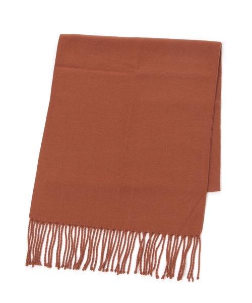 LAKOLE（ラコレ）の「カラバリ無地マフラー / 131444（マフラー・レディース・グリーン/ブルー/ライトグレー/イエロー/ブラウン/ピンク/ブラック/オフホワイト・FREE）」の12枚目の写真