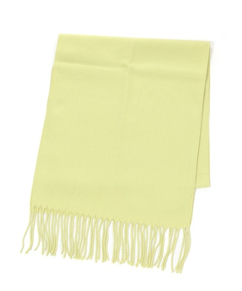 LAKOLE（ラコレ）の「カラバリ無地マフラー / 131444（マフラー・レディース・グリーン/ブルー/ライトグレー/イエロー/ブラウン/ピンク/ブラック/オフホワイト・FREE）」の14枚目の写真