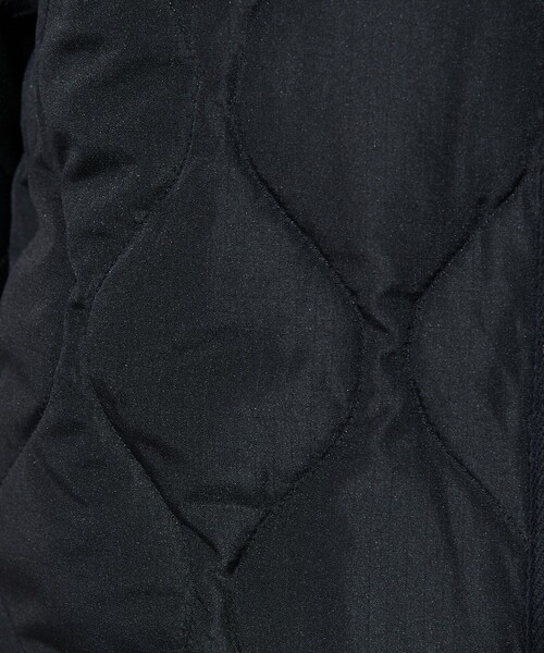 TAION（タイオン）の「TAION/タイオン MILITARY WZIP JACKET/ミリタリー ダブルジップ キルティング ダウンジャケット　限定展開（ダウンジャケット/コート・レディース・ブラック/オリーブ・MEDIUM/LARGE/X-LARGE）」の12枚目の写真