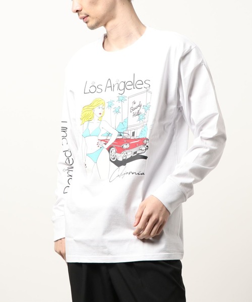 ARCHIVER(アーカイバ)の「【Bl】プリント長袖Tシャツ(Tシャツ/カットソー・レディース・ブラック/ホワイト/グレー/オレンジ・MEDIUM/LARGE)」の2枚目の写真