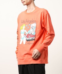 【Bl】プリント長袖Tシャツ