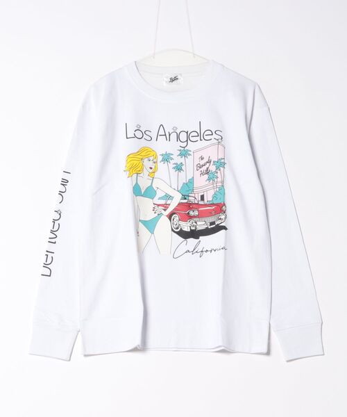 ARCHIVER(アーカイバ)の「【Bl】プリント長袖Tシャツ(Tシャツ/カットソー・レディース・ブラック/ホワイト/グレー/オレンジ・MEDIUM/LARGE)」の9枚目の写真