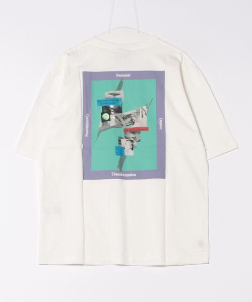 FRANKLIN & MARSHALL(フランクリンマーシャル)の「【SIXSENCERECORD×FRANKLIN & MARSHALL】BACKプリントS/S TEE(Tシャツ/カットソー・レディース・ブラック/ホワイト・LARGE/MEDIUM)」の3枚目の写真