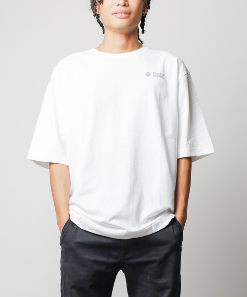 FRANKLIN & MARSHALL(フランクリンマーシャル)の「【SIXSENCERECORD×FRANKLIN & MARSHALL】BACKプリントS/S TEE(Tシャツ/カットソー・レディース・ブラック/ホワイト・LARGE/MEDIUM)」の5枚目の写真