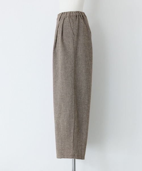 n'OrLABEL（ノアールレーベル）の「ツイードバレルタックパンツ（その他パンツ・レディース・ブラウン/チャコール・1/2）」の15枚目の写真