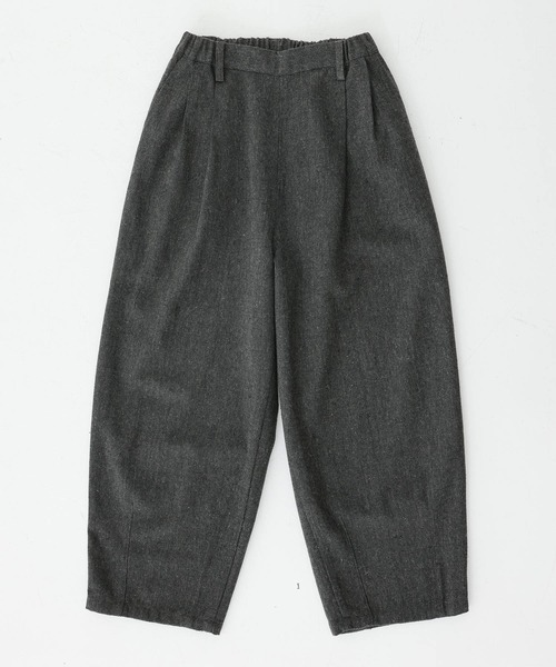 n'OrLABEL（ノアールレーベル）の「ツイードバレルタックパンツ（その他パンツ・レディース・ブラウン/チャコール・1/2）」の7枚目の写真