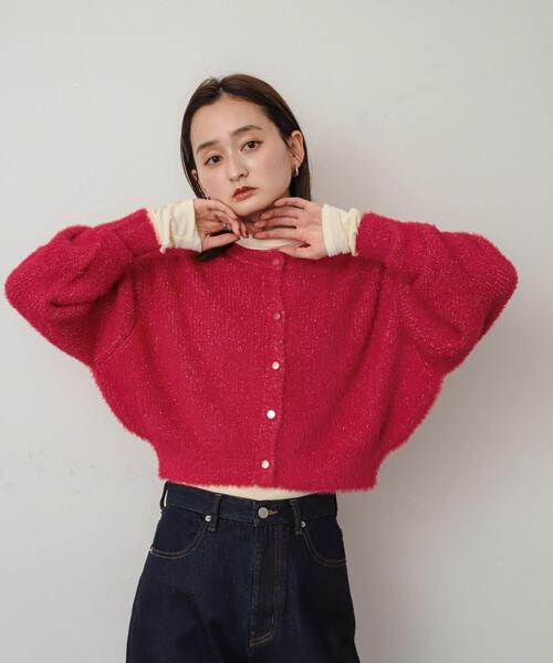 A. ROEGE HOVE　ショートカーディガン ラメ A. ROEGE HOVE ショートカーディガン ラメ