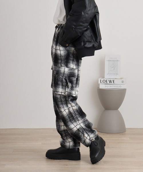 【新品未使用】CANALJEAN RCWパラシュートカーゴパンツ カーゴパンツ ナイロン パラシュートパンツ ドロスト レディース