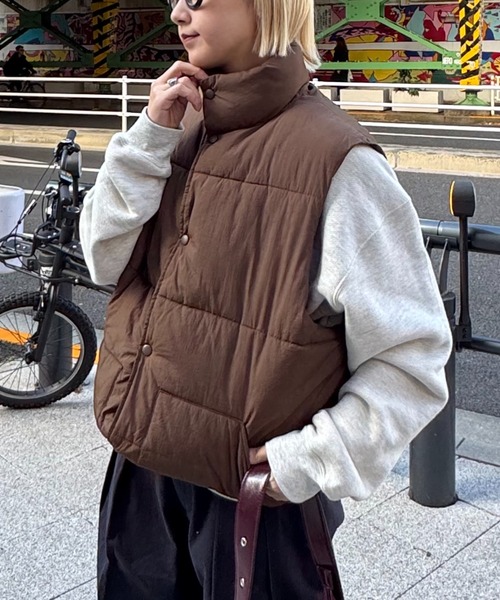 セール】【ユニセックス】中綿ワッシャーナイロンオーバーサイズ