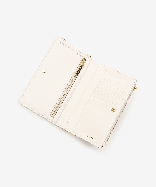 【セール】型押しモノグラム マルチスマホショルダー（ショルダーバッグ）｜& chouette（アンドシュエット）