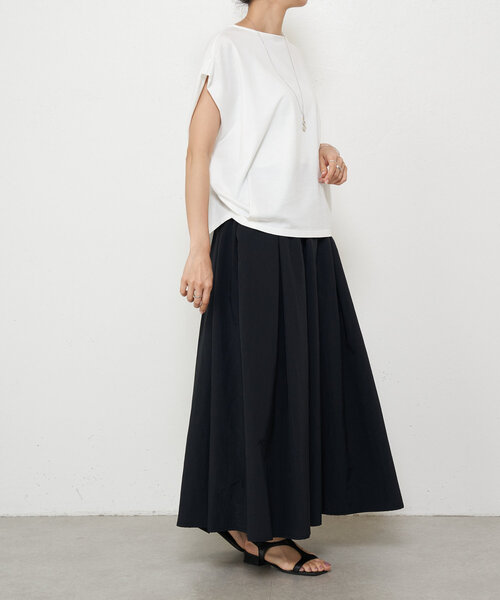 BEARDSLEY（ビアズリー）の「タックフレアパンツ（その他パンツ・レディース・ブラック/グレー・0/1）」の6枚目の写真