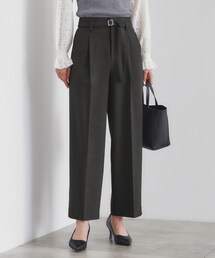 index | 《S-LLsize》ストレッチタックワイドパンツ【洗濯機洗い可/吸湿発熱/イージーケア】(その他パンツ)