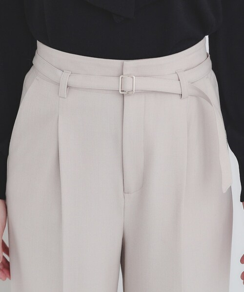 index（インデックス）の「◆《S-LLsize》ストレッチタックワイドパンツ【洗濯機洗い可/吸湿発熱/イージーケア】（その他パンツ・レディース・グレー/ナチュラル/チャコールグレー・38/36/42/40）」の15枚目の写真