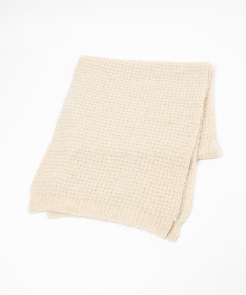 LOWRYS FARM(ローリーズファーム)の「ラメニットストール 138966(ストール/ショール・レディース・ベージュ/グレー・FREE)」の2枚目の写真