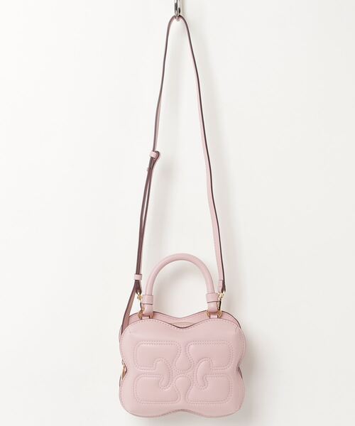 GANNI（ガニー）の「GANNI Butterfly Small Crossbody ガニー スモール クロスボディ ショルダーバッグ（ショルダーバッグ・レディース・ピンク・FREE）」の8枚目の写真
