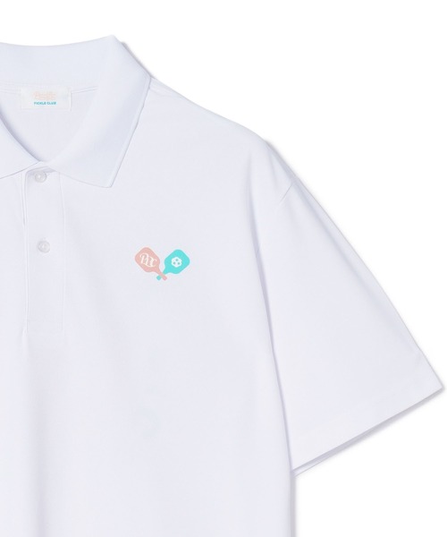 Pacific PICKLE CLUB(パシフィックピックルクラブ)の「PPC CIRCLE POLO(ポロシャツ・メンズ・ネイビー/ホワイト/ヘザーチャコール・L/XL/S/M)」の4枚目の写真