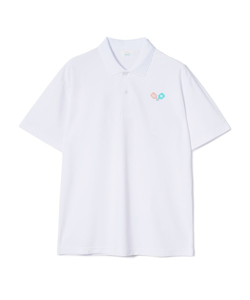 Pacific PICKLE CLUB(パシフィックピックルクラブ)の「PPC CIRCLE POLO(ポロシャツ・メンズ・ネイビー/ホワイト/ヘザーチャコール・L/XL/S/M)」の7枚目の写真