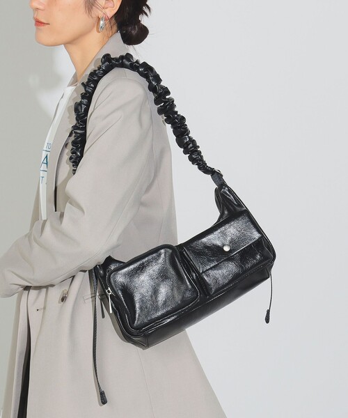 ギャザーハンドル ダブルポケット バッグ（ショルダーバッグ）｜BEAMS HEART（ビームスハート）