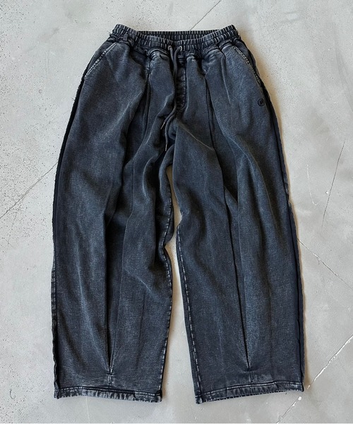 【セール】ヘビーウェイトヴィンテージライクワイドスウェットパンツ（スウェットパンツ）｜Perushu（ペルーシュ）