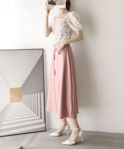 Lace Ladies（レースレディース）の「レザー調 ポインテッド パールライン ストラップ パンプス（パンプス・レディース・アイボリー・22.5cm/23cm/23.5cm/24cm/24.5cm/25cm）」の3枚目の写真