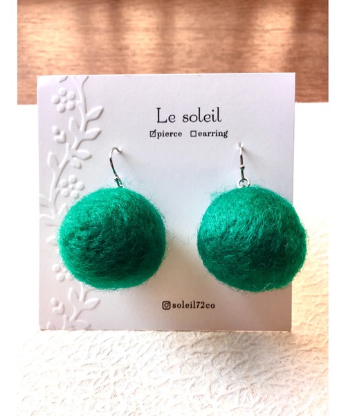 tone（トーン）の「【Le soleil】大人可愛い　羊毛フェルトボール　ピアス(MA)（ピアス（両耳用）・レディース・その他9/その他7/その他4/その他5/その他3/その他2/その他1/その他6/その他10/その他8・FREE）」の20枚目の写真