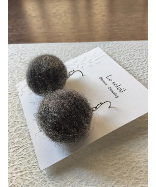 tone（トーン）の「【Le soleil】大人可愛い　羊毛フェルトボール　ピアス(MA)（ピアス（両耳用）・レディース・その他9/その他7/その他4/その他5/その他3/その他2/その他1/その他6/その他10/その他8・FREE）」の22枚目の写真