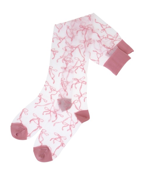 FULL OF RIBBON SHEER KNEE HIGH ソックス（ソックス/靴下