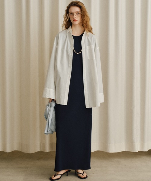 yae（ヤエ）の「Wide sleeve shirts／ワイドスリーブシャツ（シャツ/ブラウス・レディース・ライトブルー/ホワイト・FREE）」の22枚目の写真