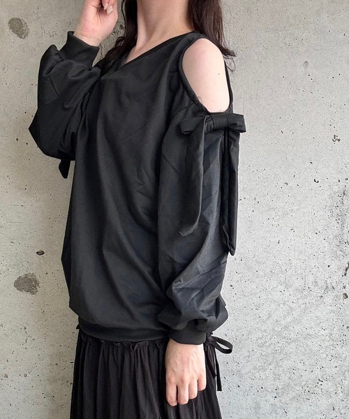 ラルフローレン　オフショルダーカットソー クロスオフショルダーロングスリーブニット – poláura OFFICIAL