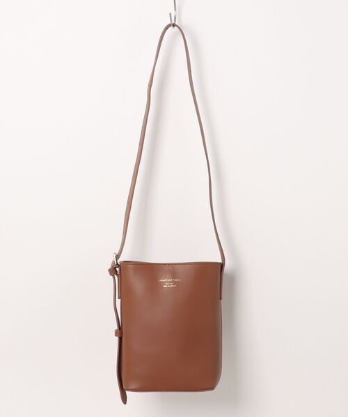 CHRISTIAN VILLA(クリスチャンヴィラ)の「【CHRISTIAN VILLA】レザークロスボディーバッグ(Q56514)(ショルダーバッグ・レディース・ブラウン/アイボリー・ALL)」の2枚目の写真