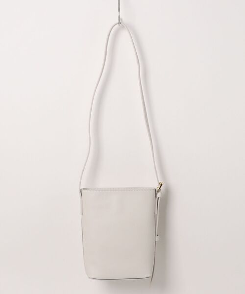 CHRISTIAN VILLA(クリスチャンヴィラ)の「【CHRISTIAN VILLA】レザークロスボディーバッグ(Q56514)(ショルダーバッグ・レディース・ブラウン/アイボリー・ALL)」の3枚目の写真