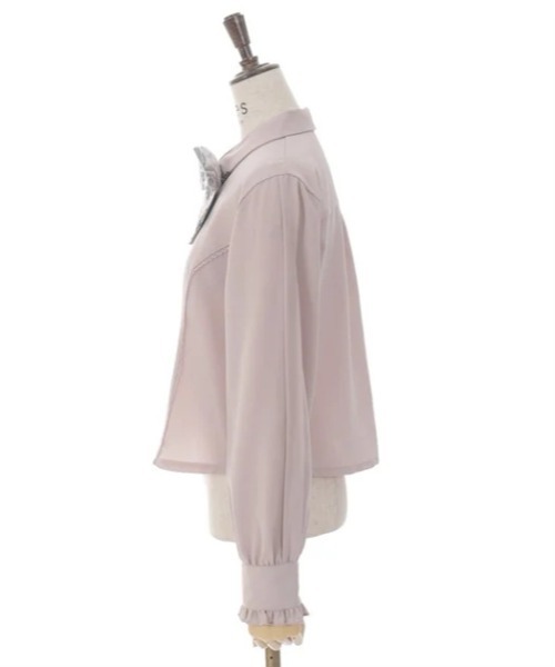 axes femme（アクシーズファム）の「ジャカードリボン付ブラウス（シャツ/ブラウス・レディース・ピンク/ネイビー/キナリ・FREE）」の12枚目の写真