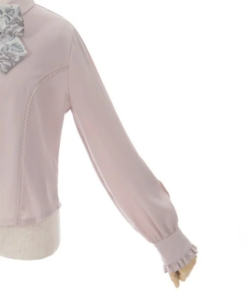 axes femme（アクシーズファム）の「ジャカードリボン付ブラウス（シャツ/ブラウス・レディース・ピンク/ネイビー/キナリ・FREE）」の19枚目の写真