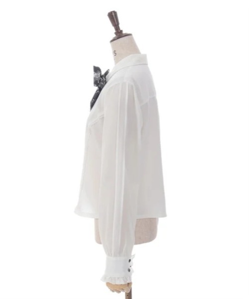 axes femme（アクシーズファム）の「ジャカードリボン付ブラウス（シャツ/ブラウス・レディース・ピンク/ネイビー/キナリ・FREE）」の21枚目の写真