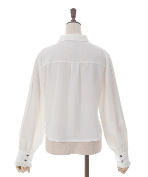 axes femme（アクシーズファム）の「ジャカードリボン付ブラウス（シャツ/ブラウス・レディース・ピンク/ネイビー/キナリ・FREE）」の22枚目の写真