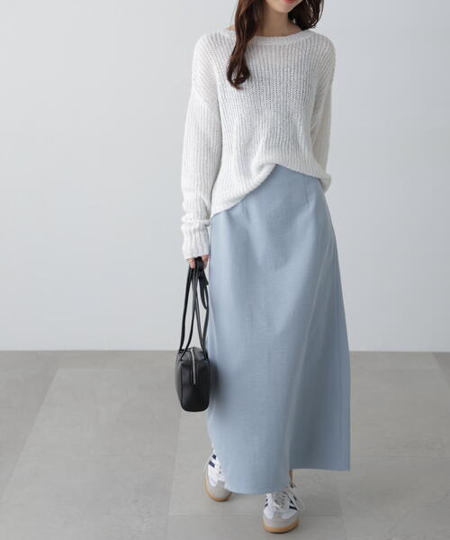 FREE'S MART（フリーズマート）の「◆［MFM］スッキリAラインスカート（スカート・レディース・グレー/ブルー/ホワイト・SMALL/MEDIUM）」の21枚目の写真