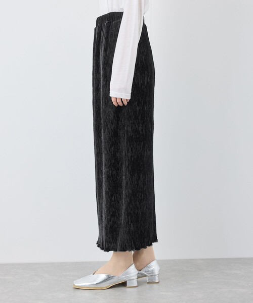 ROPE' PICNIC(ロペピクニック)の「ベロアプリーツタイトロングスカート(スカート・レディース・ブラック/ホワイト系その他5・38)」の13枚目の写真