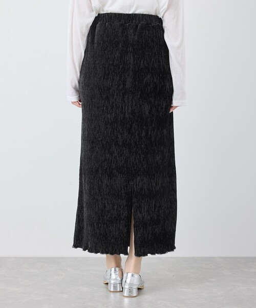 ROPE' PICNIC(ロペピクニック)の「ベロアプリーツタイトロングスカート(スカート・レディース・ブラック/ホワイト系その他5・38)」の14枚目の写真