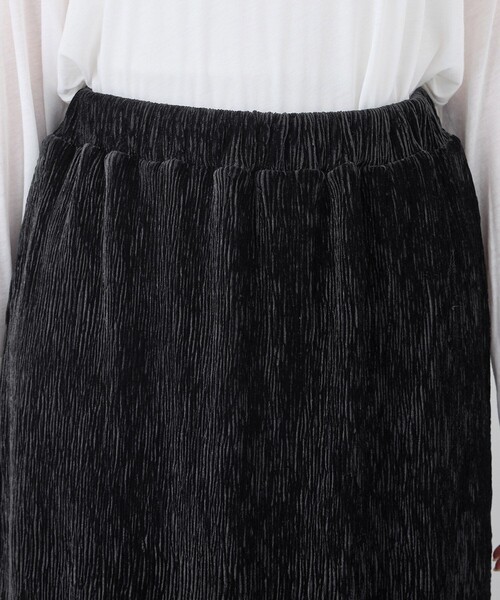 ROPE' PICNIC(ロペピクニック)の「ベロアプリーツタイトロングスカート(スカート・レディース・ブラック/ホワイト系その他5・38)」の15枚目の写真
