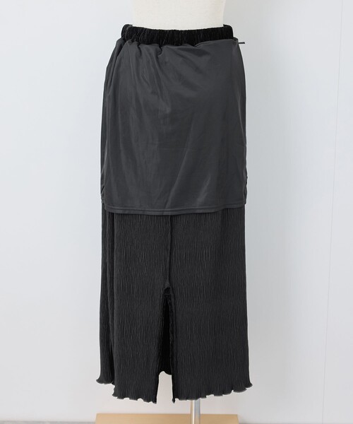 ROPE' PICNIC(ロペピクニック)の「ベロアプリーツタイトロングスカート(スカート・レディース・ブラック/ホワイト系その他5・38)」の20枚目の写真