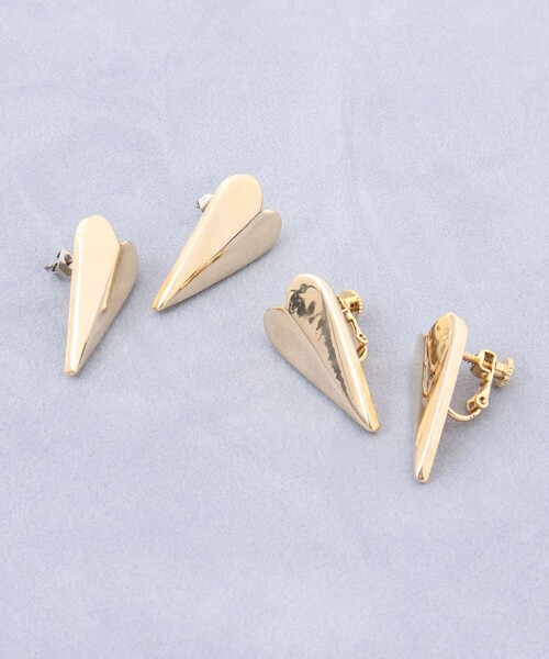 NOLLEY’S（ノーリーズ）の「【grace grace/グラスグラス】ハートイヤリング（イヤリング・レディース・ゴールド・FREE）」の11枚目の写真