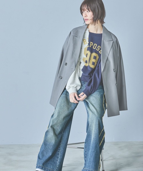 セール】サイドラインフリンジデニム / 290756（デニムパンツ