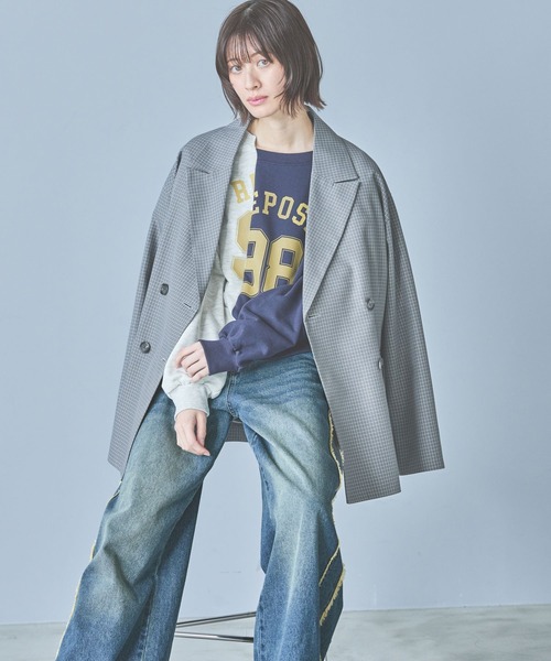 LAKOLE（ラコレ）の「サイドラインフリンジデニム / 290756（デニムパンツ・レディース・ライトブルー/ブラック/ブルー・SMALL/MEDIUM/LARGE）」の15枚目の写真