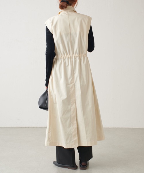 Lui's（ルイス）の「マルチWAYコート（トレンチコート・レディース・グレー/オフホワイト・FREE）」の11枚目の写真