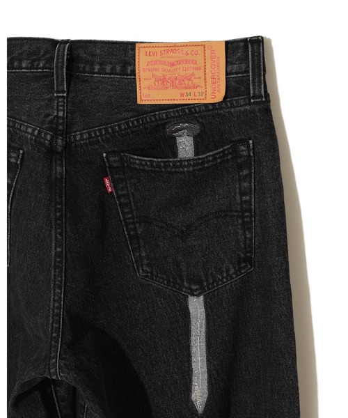 UNDERCOVER(アンダーカバー)の「UC1E9502(デニムパンツ・メンズ・ブラック・30/32/34/36/28)」の2枚目の写真